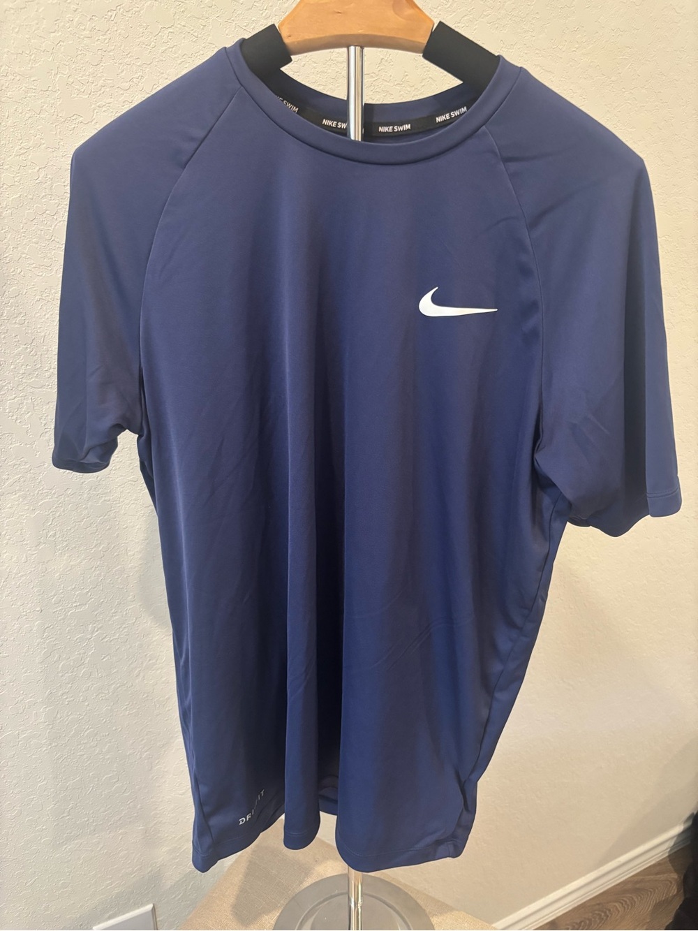 Nike Swim Hydroguard Dri-FIT UPF 40 Rash Guard Shirt Mens Medium